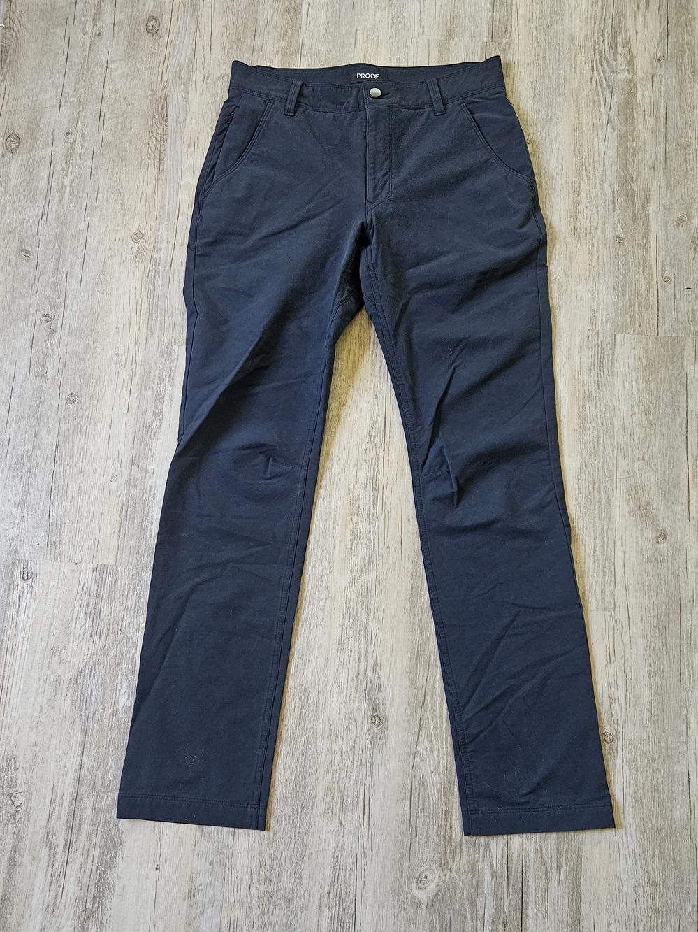 Proof Huckberry Men's Black Straight-Leg Outdoor Performance Rover Pants Size 31